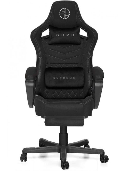 Supreme GS2-W-L kényelmes főnöki gamer szék forgószék lábtartóval