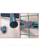 Műanyag bevonatú acél drótháló kerítés 1,8 x 30m, vastagság 1,5 mm 