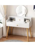 Fésülködőasztal öltözőasztal sminkasztal 126 x 40 x 60 cm BC HT-1502