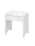   Fésülködőasztal sminkasztal szék fehér 34 x 22 x 33 cm HT-CH