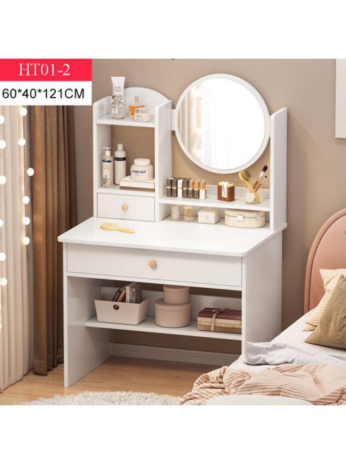 Fésülködőasztal sminkasztal 120 x 40 x 60 cm BC HT01-2