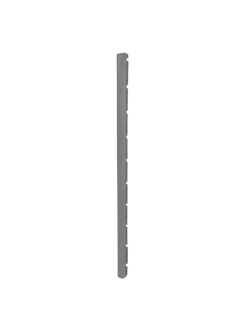 Kerítésoszlop 180 cm, 70 x 100 mm 150 cm kerítéshez szürke