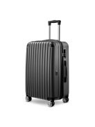 BeComfort L01-G 3 db-os, ABS, guruló, szürke bőrönd szett (55cm+65cm+75cm)