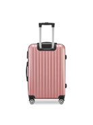 BeComfort L01-R-55, ABS, guruló, rosegold bőrönd 55 cm