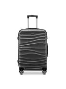 BeComfort L02-G-65, ABS, guruló, szürke bőrönd 65 cm