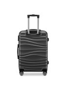 BeComfort L02-G-75, ABS, guruló, szürke bőrönd 75 cm