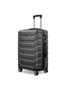 BeComfort L03-G-55, ABS, guruló, szürke bőrönd 55 cm