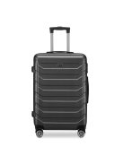 BeComfort L03-G-65, ABS, guruló, szürke bőrönd 65 cm