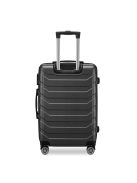BeComfort L03-G-65, ABS, guruló, szürke bőrönd 65 cm