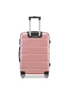 BeComfort L03-R-65, ABS, guruló, rosegold bőrönd 65 cm