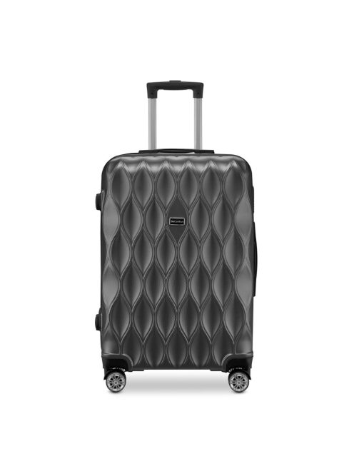 BeComfort L04-G-65, ABS, guruló, szürke bőrönd 65 cm