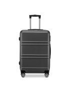 BeComfort L05-G-55, ABS, guruló, szürke bőrönd 55 cm