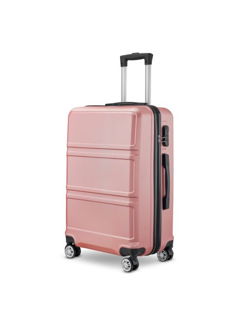 BeComfort L05-R-55, ABS, guruló, rosegold bőrönd 55 cm