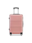 BeComfort L05-R-65, ABS, guruló, rosegold bőrönd 65 cm