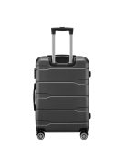 BeComfort L06-G-55, ABS, guruló, szürke bőrönd 55 cm