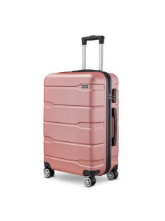 BeComfort L06-R-55, ABS, guruló, rosegold bőrönd 55 cm