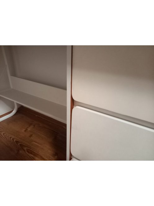 Fiókos íróasztal 120x50x73,5cm fehér LG04-120