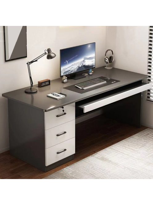 Fiókos íróasztal 120x60x75cm szürke LG07-120