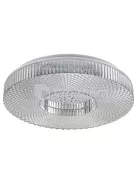 Mennyezeti üveg hatású LED csillár 36W fekete 40cm LMP9