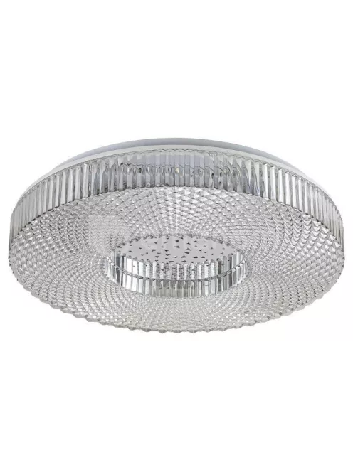 Mennyezeti üveg hatású LED csillár 36W fekete 40cm LMP9
