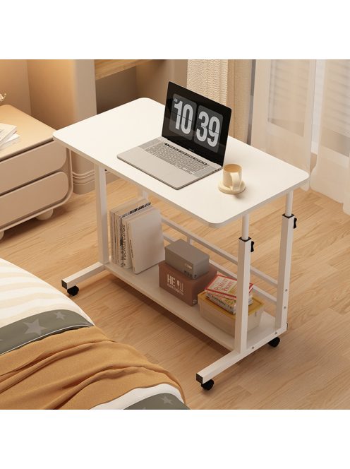 BeComfort LS04-2 állványos laptop tartó 80x37x(60-90)cm fehér