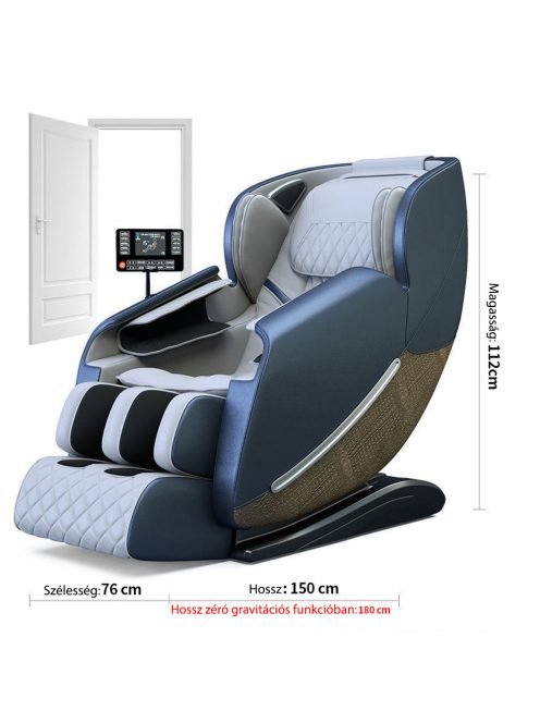 Asaka MC-002SL-BEIGE LUXUS masszázsfotel