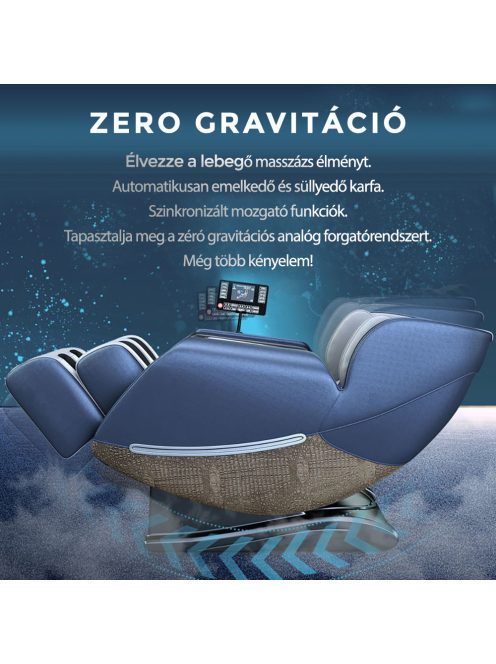 Asaka MC-002SL-BEIGE LUXUS masszázsfotel