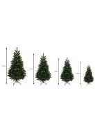 Natura MF-120 karácsonyfa zöld műfenyő fém talppal 120 cm
