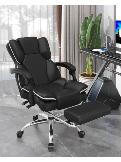 Be Comfort OC08-L kényelmes főnöki gamer szék forgószéklábtartóval