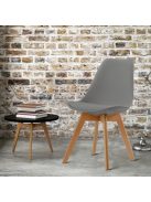 Étkezőszék skandináv dizájn szürke BC OC104-Grey