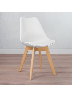 Étkezőszék skandináv dizájn fehér BC OC104-White