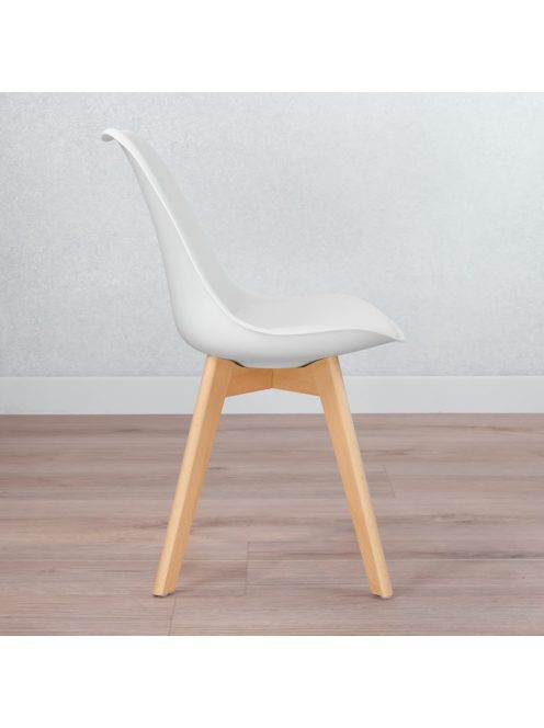 Étkezőszék skandináv dizájn fehér BC OC104-White