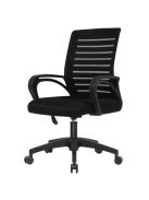 Irodai szék forgószék állítható magassággal fekete OC11-BLACK