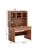 Polcos íróasztal barna OT-610-Brown