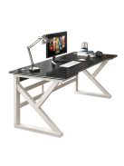 Gamer asztal minőségi íróasztal fehér 120x60x75 cm OTA-W1