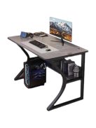 Gamer asztal minőségi íróasztal szürke 140x60x75 cm OTC-G3