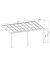   Féltetős alumínium pergola P-550-1 antracit átlátszó tetővel 303 cm x 558 cm