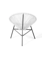 Rattan kerti szék fehér PR-W