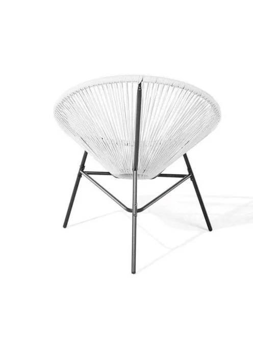 Rattan kerti szék fehér PR-W