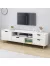   TV-állvány multifunkciós médiaállvány 140x30x38 cm fehér RT06