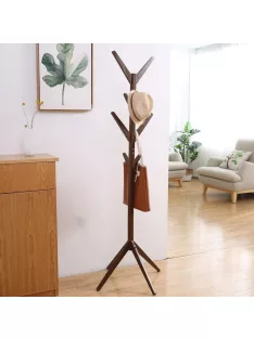 Álló fogas fából ruhafogas 175 x 45 cm SK01-Brown