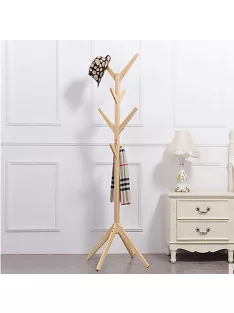 Álló fogas fából ruhafogas 175 x 45 cm SK01-Oak