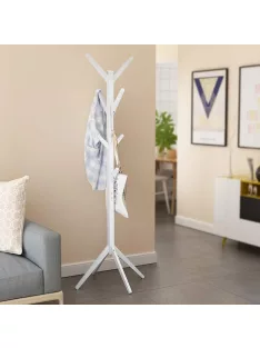 Álló fogas fából ruhafogas 175 x 45 cm SK01-White