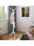 Álló fogas fából ruhafogas 175 x 45 cm SK01-White