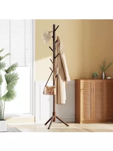 Álló fogas fából ruhafogas 175 x 45 cm SK02-Brown
