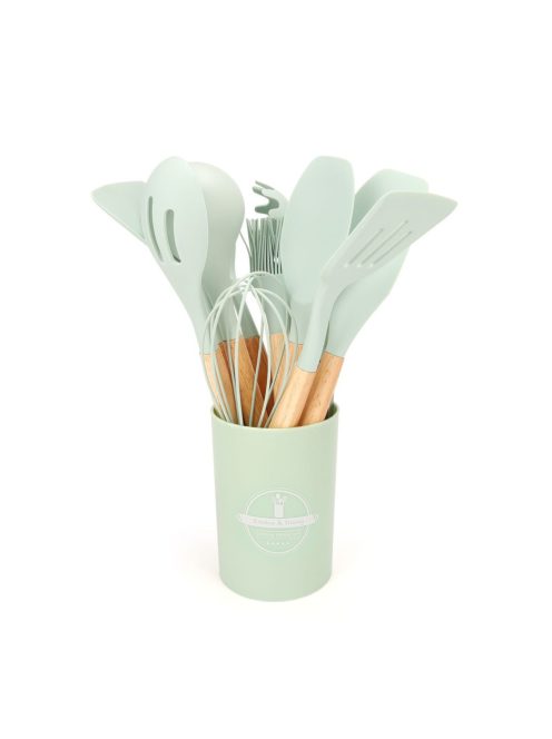 12 részes szilikon konyhai eszközök menta T04
