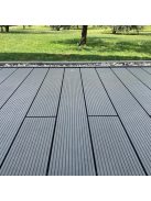 WPC teraszburkolat 2,5x14x250cm antracit wpc2525-grey
